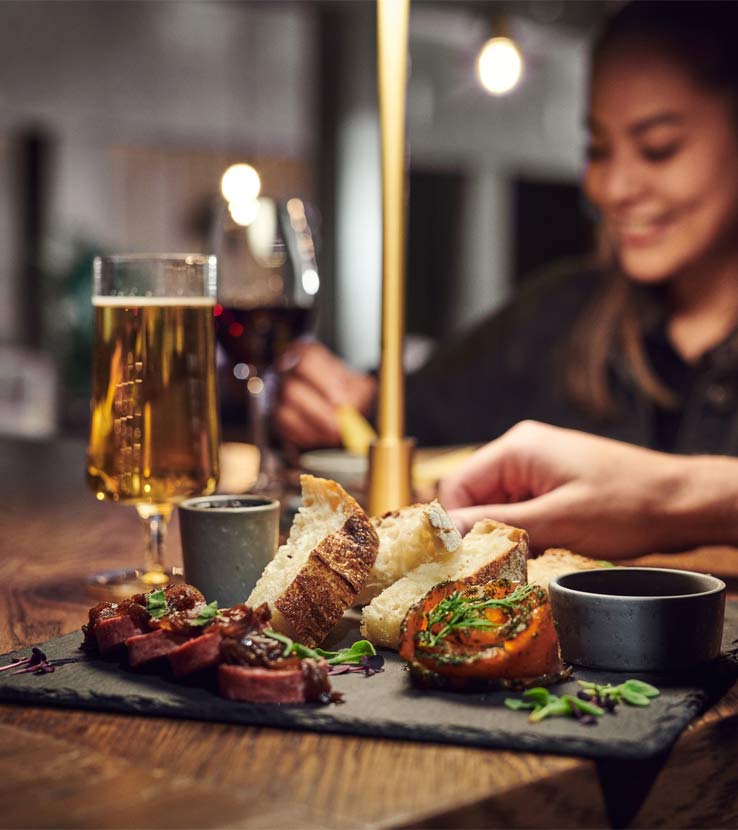 Sky Lagoon Iceland Smakk Bar onsite near Reykjavík